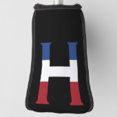 Hモノグラムはbk pccnt上のNLDフラグにオーバーレイ ゴルフヘッドカバー (回転90)