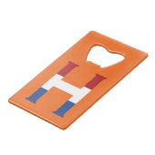 HモノグラムはNLDフラグ上またはbocnt上にオーバーレイ クレジットカード栓抜き (裏面アングル)