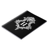 Hモノグラムイニシャル ノートブック (左側)