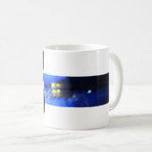 Hモノグラムタイポグラフィカッコいいマグランジグ コーヒーマグカップ (正面右)