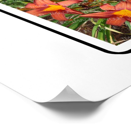 Hモノグラム独自の7カスタム枚フォトコラージュを作成 ポスター (角)