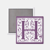 Hモノグラム華美 マグネット (正面/裏面)