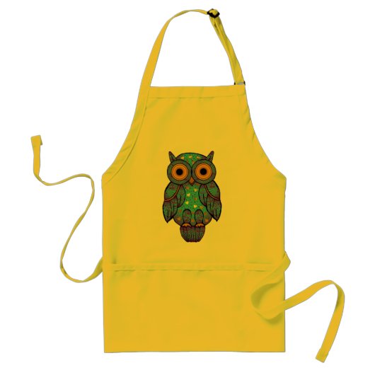H00tのフクロウのエプロン スタンダードエプロン (正面)