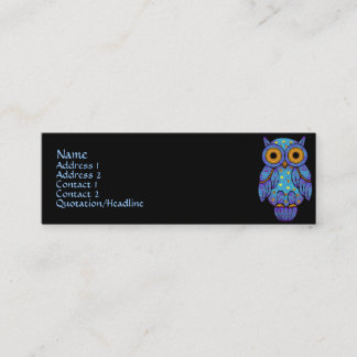 H00tのフクロウのプロフィールカード スキニー名刺