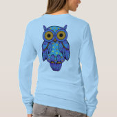 H00tのフクロウの両面ワイシャツ Tシャツ (裏面)