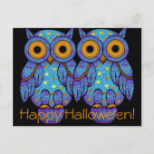 H00tフクロウハロウィンポストカード ポストカード (正面)
