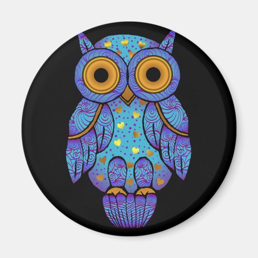 H00tフクロウ真夜狂気マグネット マグネット (正面)