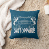 H1ハンマー不停止可能フード付きスウェットシャツ クッション (ブランケット)