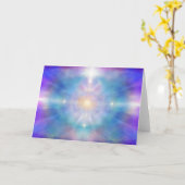 H140カラー渦 カード (黄色い花)