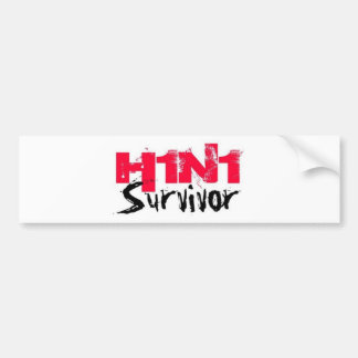 H1N1生存者のギア バンパーステッカー