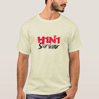 H1N1生存者 Tシャツ