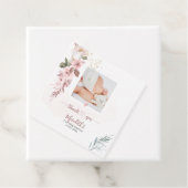 H2ほこりっぽいバラ誕生発表シャワーありがとう フェイバータグ (インサイチュ)