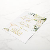 H2アラバスターバラブルンチバブ実在リー 箔招待状 (回転した状態)