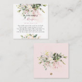 H2ピンクガムユーカリレシピリクエスト エンクロージャーカード (正面/裏面)