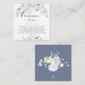 H2ブルーアジサイバラレシピリクエスト エンクロージャーカード (正面/裏面)