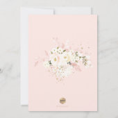 H2赤面あじさいクリームバラリハーサルディナー 招待状 (裏面)