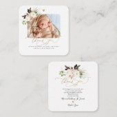 H2赤面バラドラゴンフライシャワーありがとう ノートカード (正面/裏面)