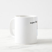 H20のクールなパパ、すごいパパ コーヒーマグカップ (正面左)