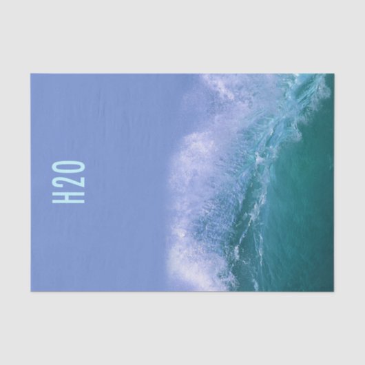 H20ティッシュペーパー 薄葉紙 (正面)