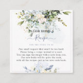 H2 ブルーガムユーカリのレシピ依頼 エンクロージャーカード (正面)