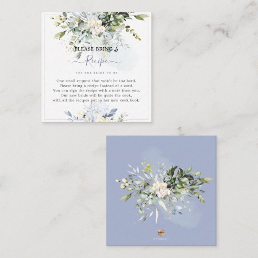 H2 ブルーガムユーカリのレシピ依頼 エンクロージャーカード (正面/裏面)