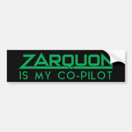 H2G2「ZARQUON IS MY CO-おもしろいパイロット」 バンパーステッカー