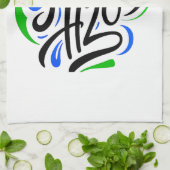 H2Oスクリプトが必要 キッチンタオル (折り畳み)