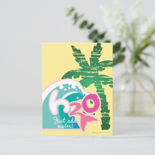 H2Oロゴ ポストカード (スタンド正面)