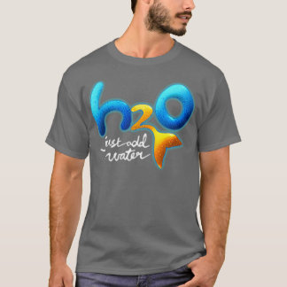 H2O水のみを追加 Tシャツ