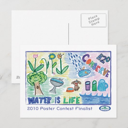 H2O節約型 ポストカード (正面/裏面)