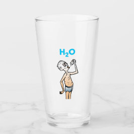 H2O のどが渇いた男のグラス タンブラーグラス