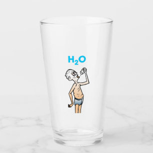 H2O のどが渇いた男のグラス タンブラーグラス