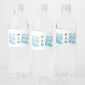 H2O ペットボトルラベル (ボトル)