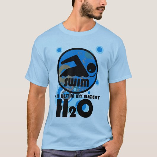 H2O_SWIMMER Tシャツ (正面)
