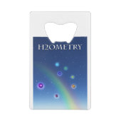 H2Ometry -構成された水 クレジットカード栓抜き (正面)