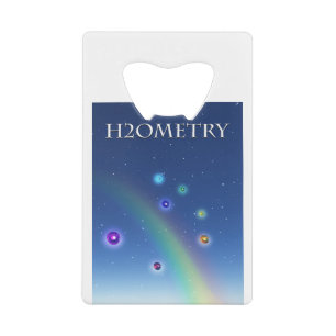 H2Ometry -構成された水 クレジットカード栓抜き