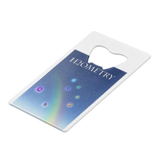 H2Ometry -構成された水 クレジットカード栓抜き (裏面アングル)