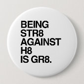 H8に対するST8 缶バッジ (正面)