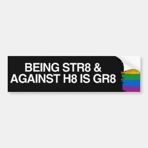 H8に対するSTR8 GR8 - .PNGですであることは バンパーステッカー