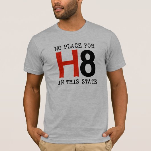 H8のための場所無し Tシャツ (正面)