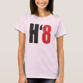H8TE – プロップ8で投票番号 Tシャツ (正面)