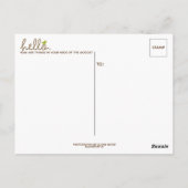 H.はがきをチェックインするだけ ポストカード (裏面)