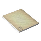 H -エンボスヴィンテージモノグラム(金ゴールド) ノートパッド (アングル)