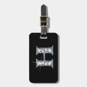 H "ダイヤモンド"きらきら光るラゲッジタグ ラゲッジタグ (正面縦)