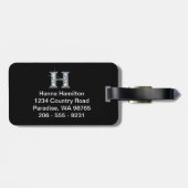 H "ダイヤモンド"きらきら光るラゲッジタグ ラゲッジタグ (裏面横)