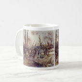 H.チャールズMcBarron著ハーレムからの地獄の戦闘機 コーヒーマグカップ (正面左)