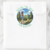 H.ハイキング自然 ラウンドシール (バッグ)