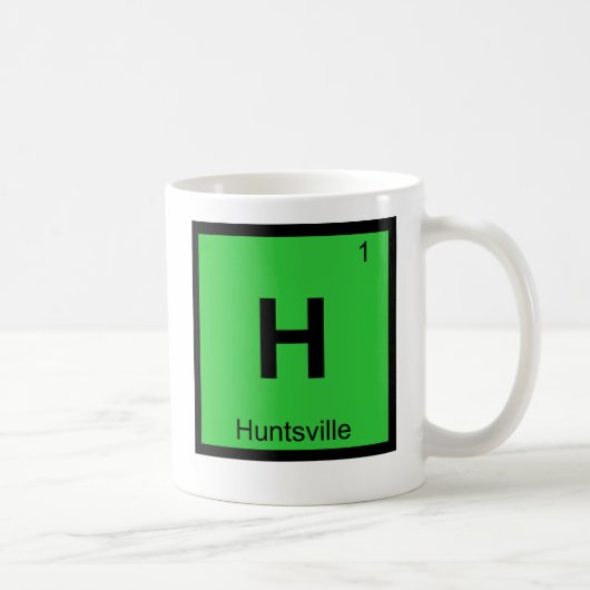 H -ハンツビル都市化学周期表 コーヒーマグカップ (右)