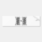 H バンパーステッカー (正面)
