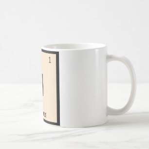 H – フムス前菜ケミストリー周期表 コーヒーマグカップ